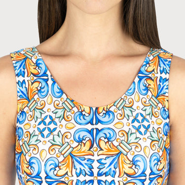 Amalfi Leotard | Timmuz Clothing